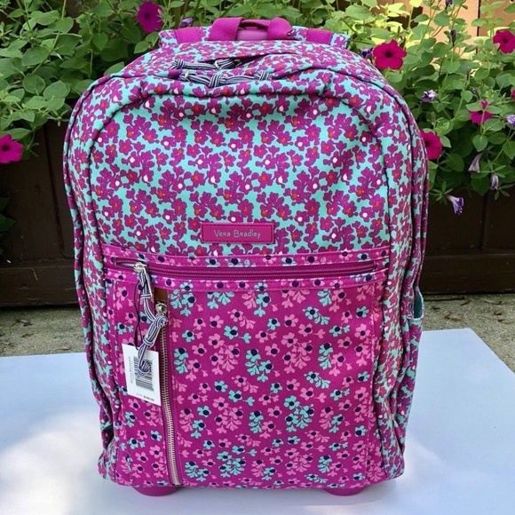 vera bradley backpack with wheels